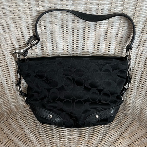 Coach Handbags - Black Coach Mini Bag